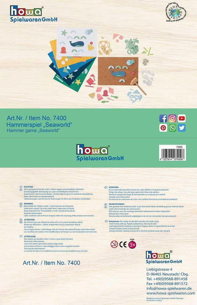 howa Hammerspiel Hämmerchenspiel "Seaworld" 7400