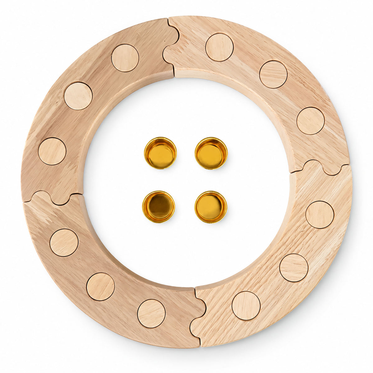 howa 2in1 Adventskranz & Geburtstagskranz aus Holz 8812