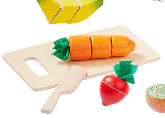 Obst und Gemüse aus Holz