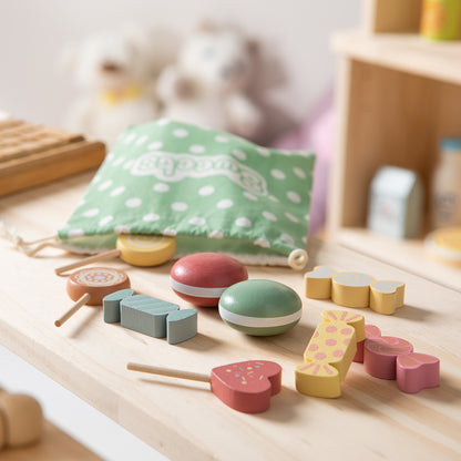 howa Naschsäckchen mit Süßigkeiten aus Holz Sweets 4890