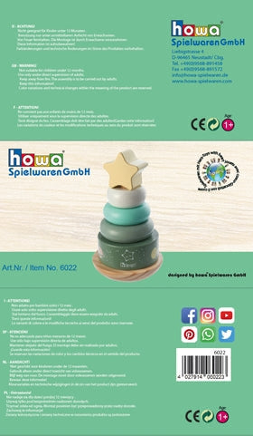 howa Stapelturm aus Holz "Space" 6022