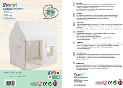 howa Kinderzelt Spielzelt Indoor inkl. Bodenmatte 8515
