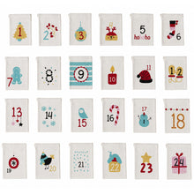 befüllbare Adventskalender Säckchen