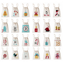 befüllbare Adventskalender Säckchen
