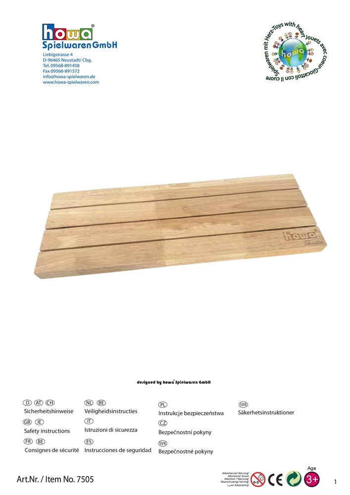 howa Erzählschiene® Holz 7505