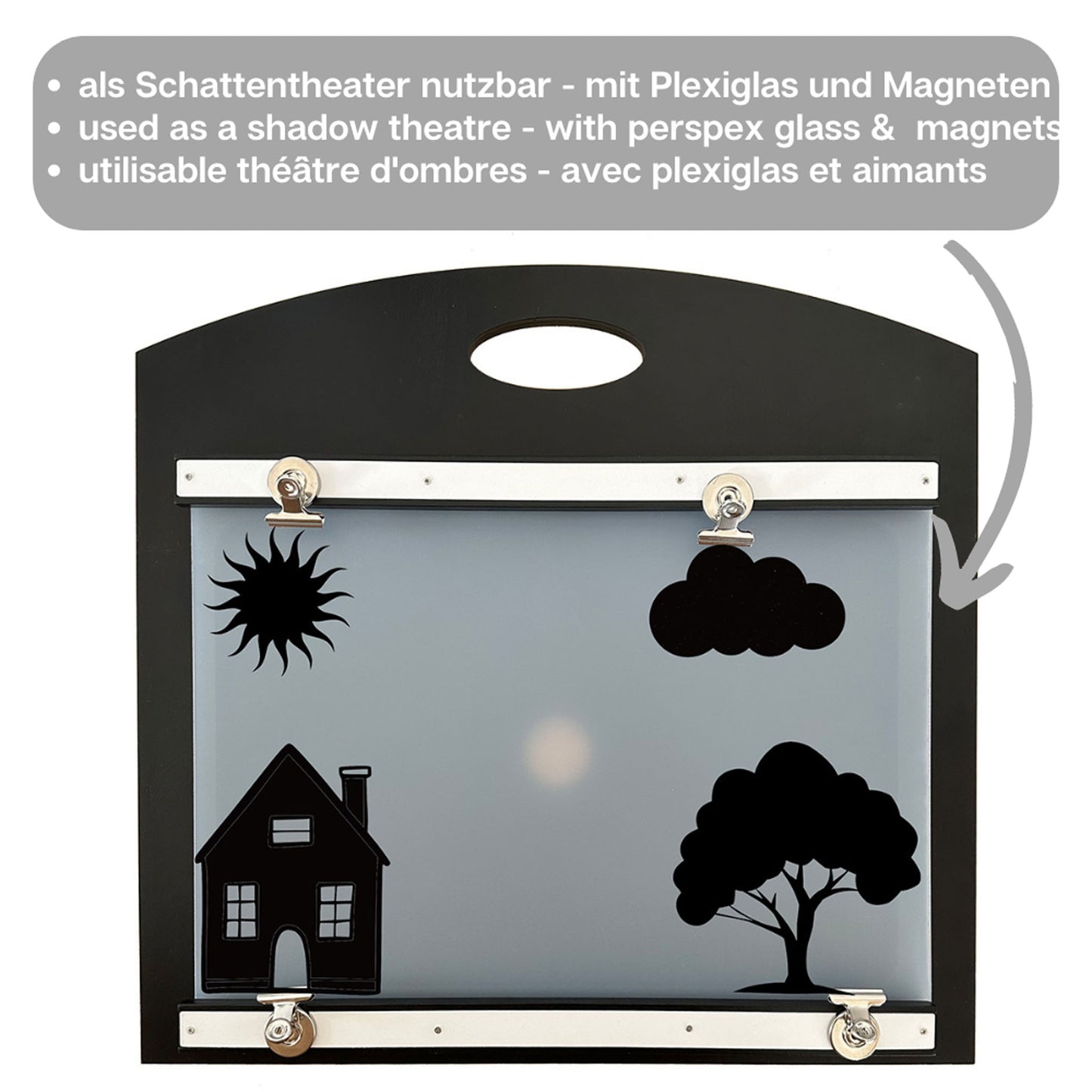 Kamishibai als Schattentheater