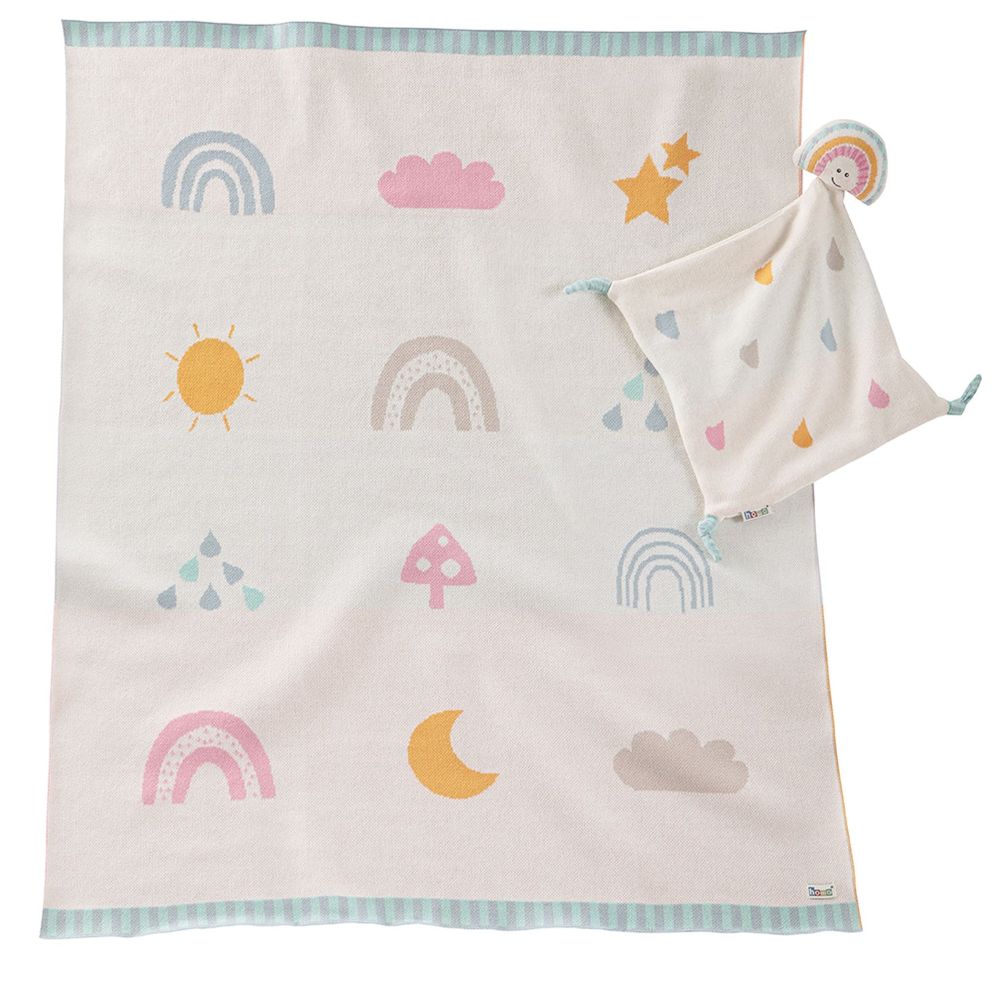 Krabbeldecke mit Schmusetuch