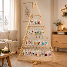 Adventskalender Weihnachtsbaum im Zimmer