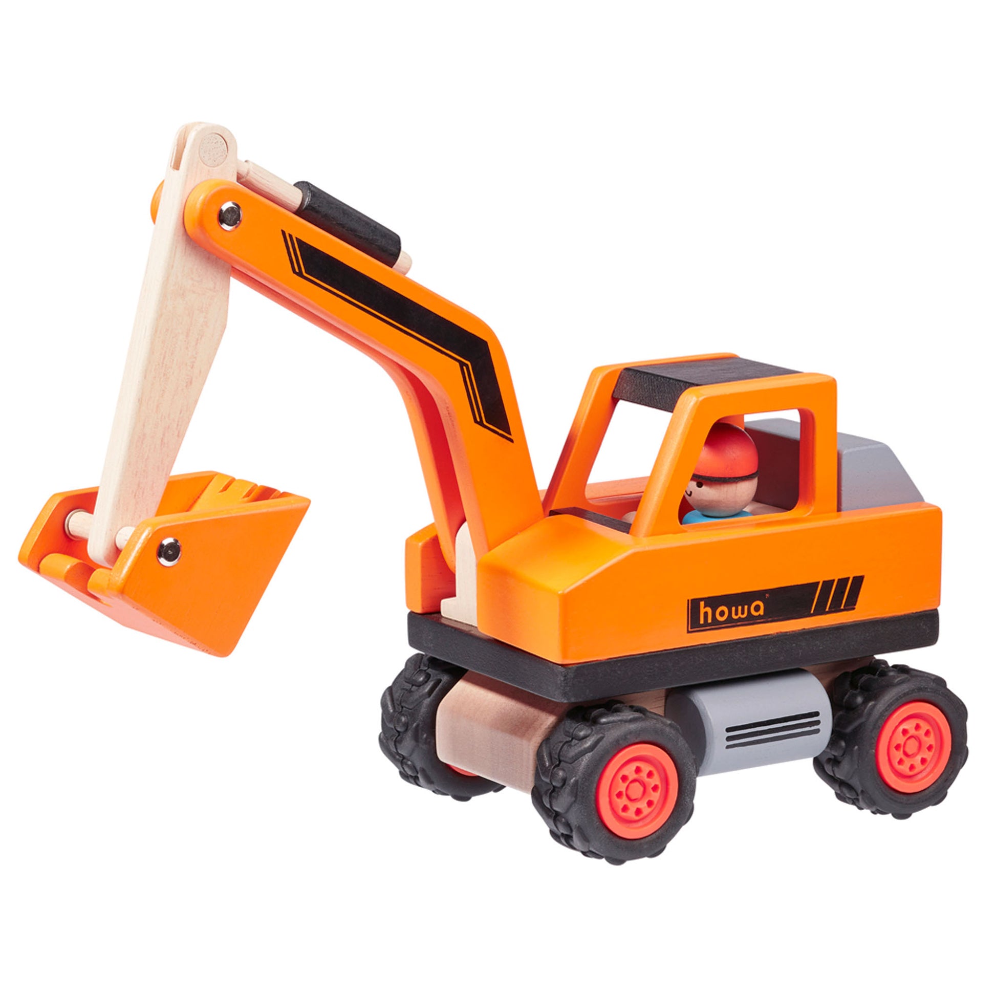Spielzeugbagger Holz