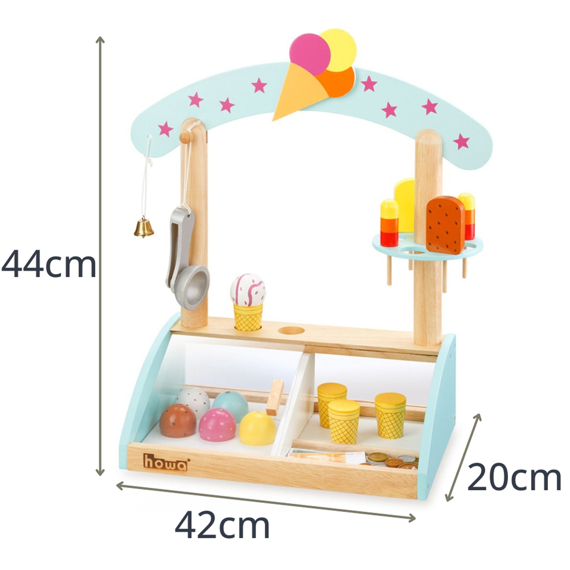 Maße Eisstand Holz