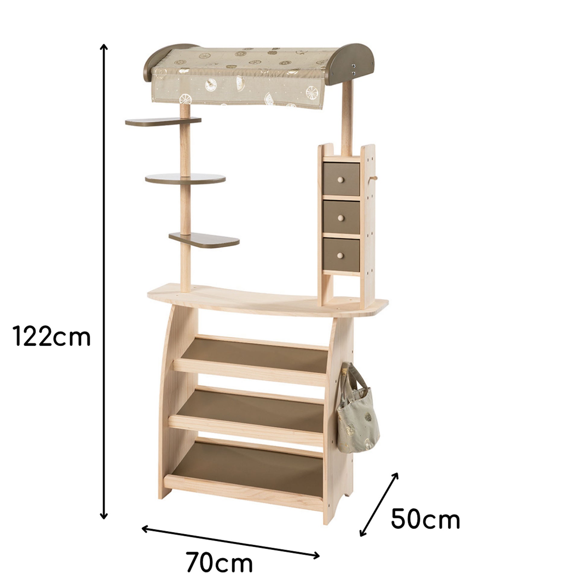 howa Kaufladen aus Holz Marktstand