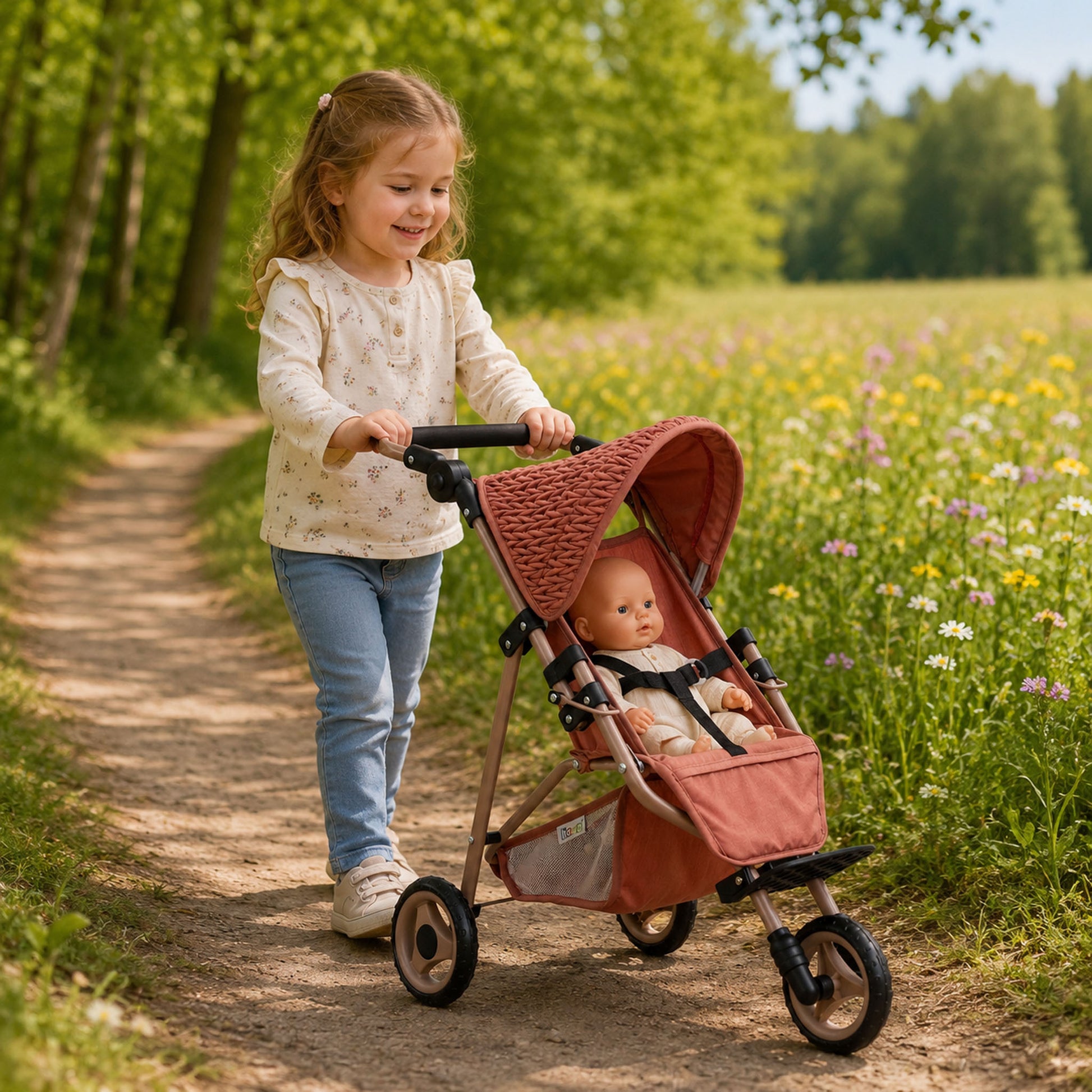 Puppenbuggy 2270 mit Kind