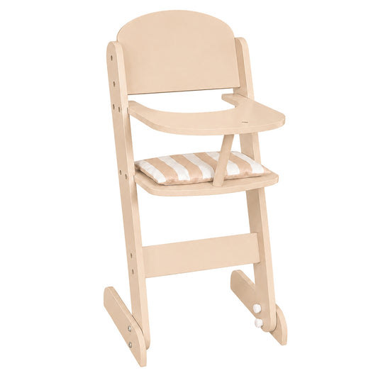 howa Puppenhochstuhl „stripes“ aus Holz mit Sitzkissen 28403