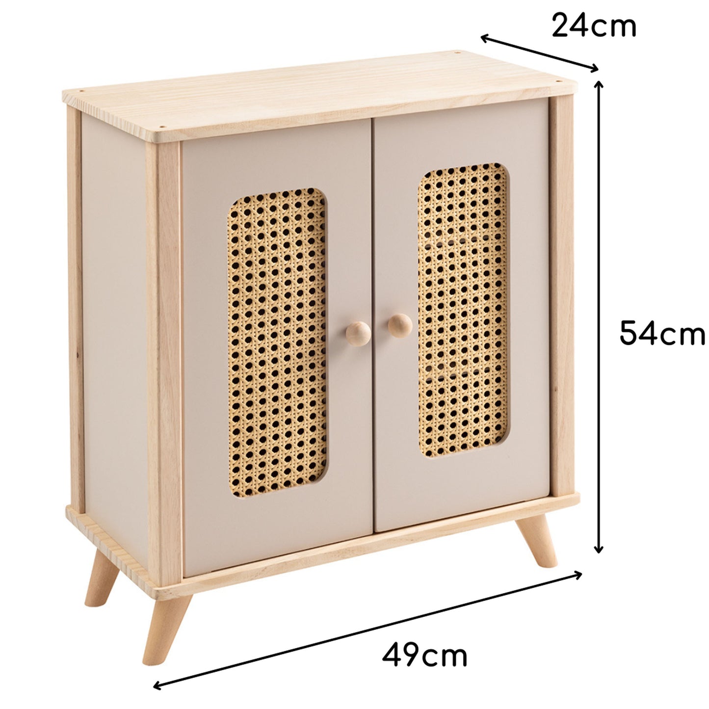 Puppenschrank Maße
