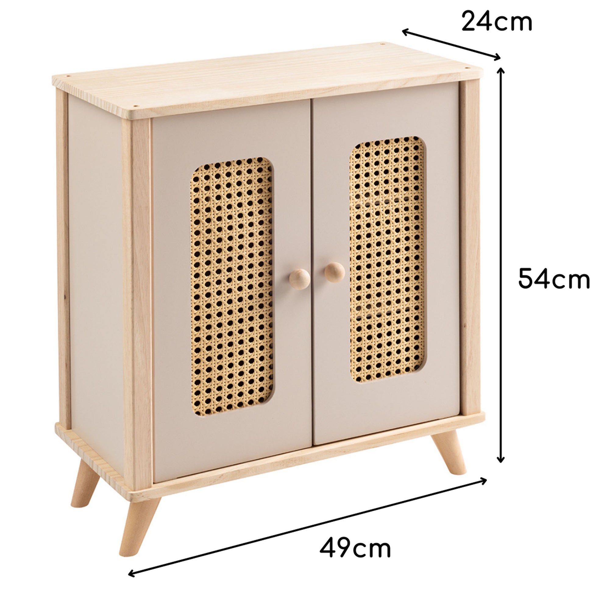 Puppenschrank Maße
