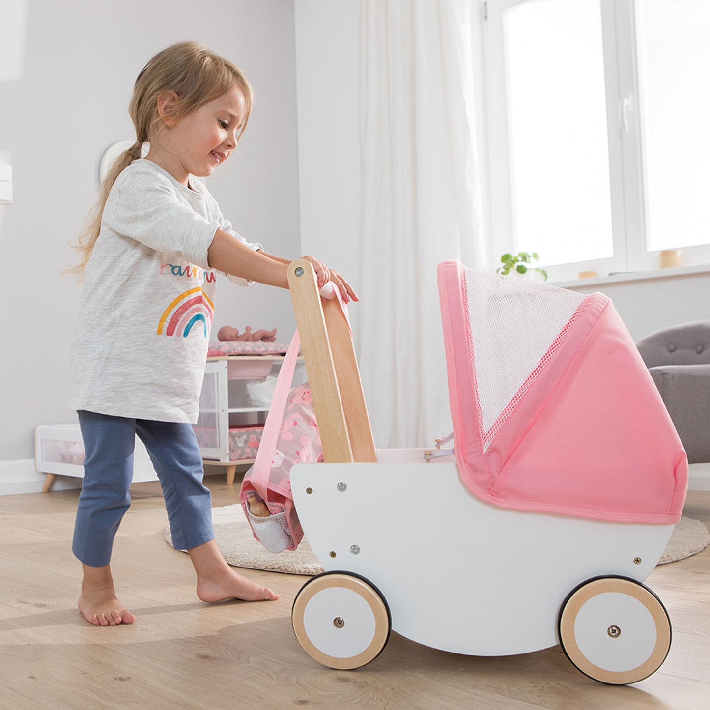 Puppenwagen 2550 mit Kind