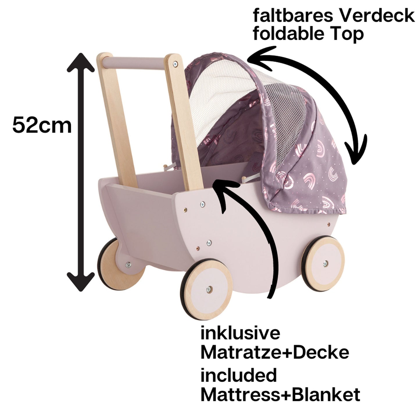 Puppenwagen 25502
