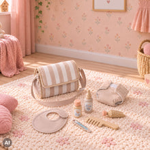 Puppenwickeltasche im Kinderzimmer
