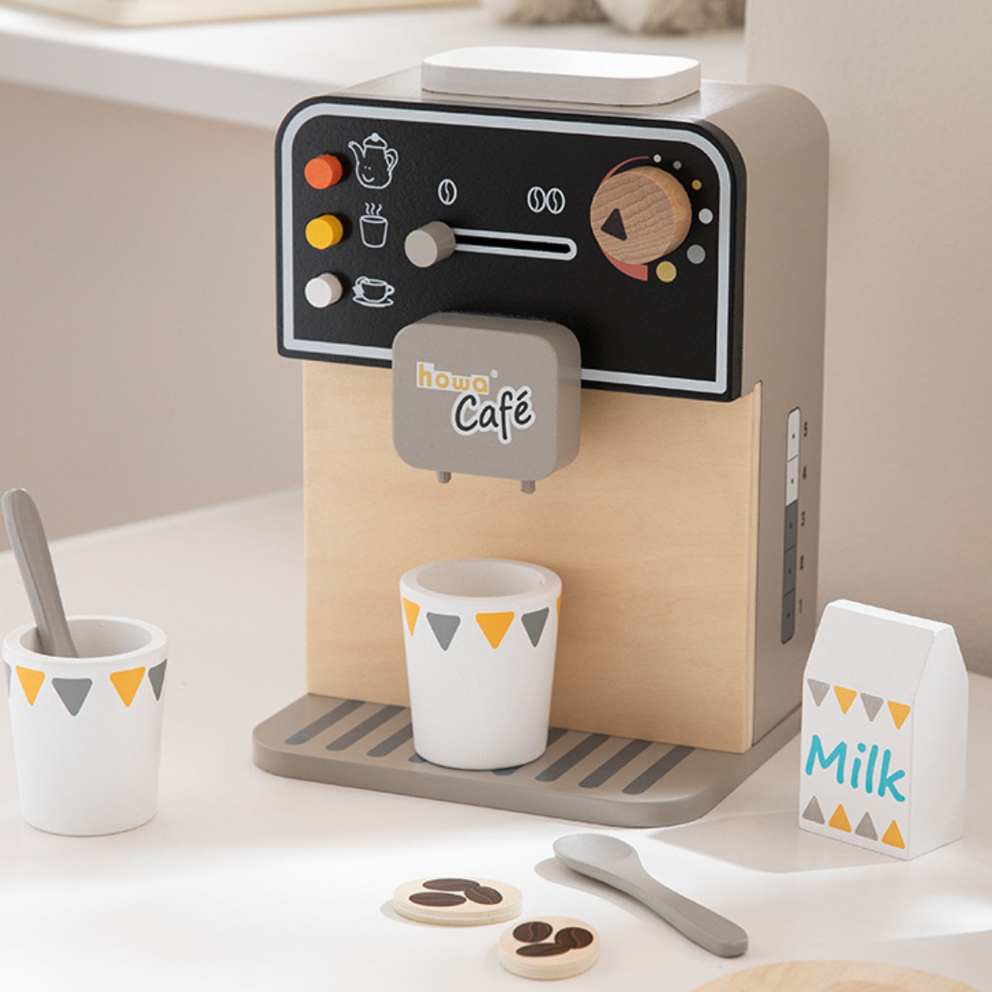 Kaffeemaschine Holz 4885 