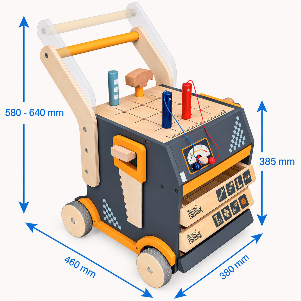 mobile Kinderwerkbank Maße
