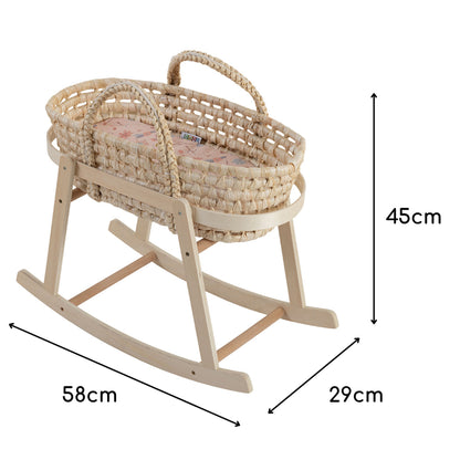 Puppenwiege aus Holz Maße