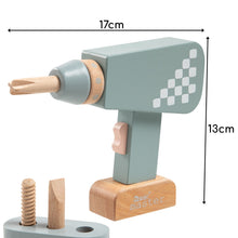howa Kinder Bohrmaschine aus Holz mit magnetischen Bits 4908