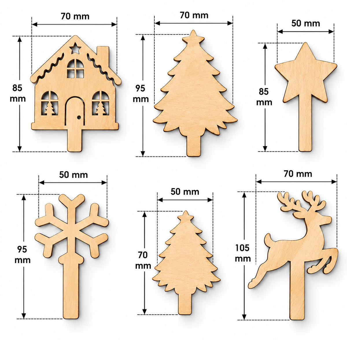 howa 2in1 Adventskranz & Geburtstagskranz aus Holz 8812