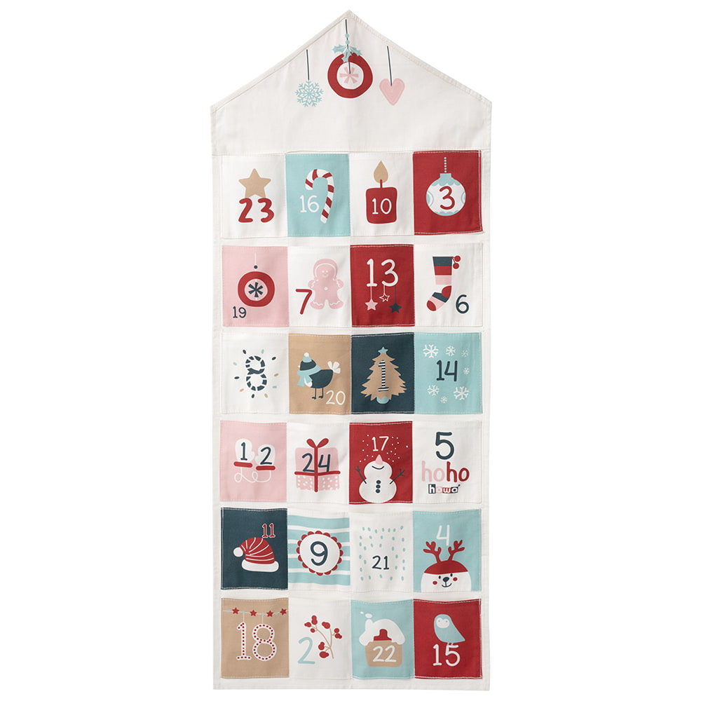 howa Adventskalender Weihnachtskalender für Kinder gefüllt mit Holzspielzeug 18803