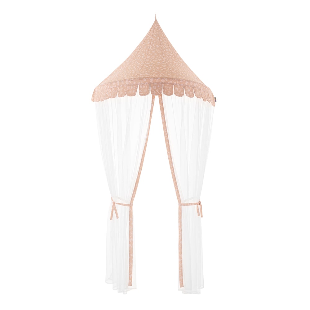 howa Wandbaldachin Betthimmel "Flowers" apricot, Höhe 235cm 85062