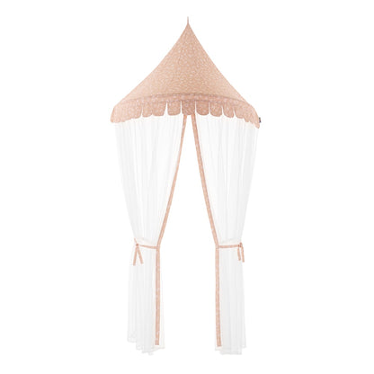howa Wandbaldachin Betthimmel "Flowers" apricot, Höhe 235cm 85062