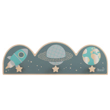 howa Garderobe aus Holz für Kinder "Space" bunt 8801