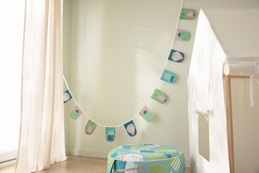howa Girlande "colorful blue" 8713