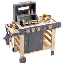 howa Kindergrill aus Holz BBQ "Maxi" mit 25 tlg. Zubehör 4825