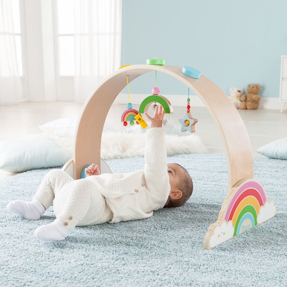 howa Spielbogen aus Holz Baby Gym "My rainbow" 6011