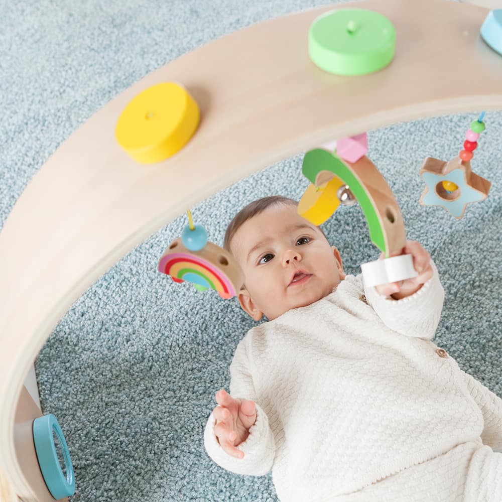 howa Spielbogen aus Holz Baby Gym "My rainbow" 6011