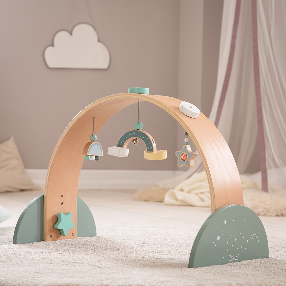 howa Spielbogen aus Holz Baby Gym "Space" 6019