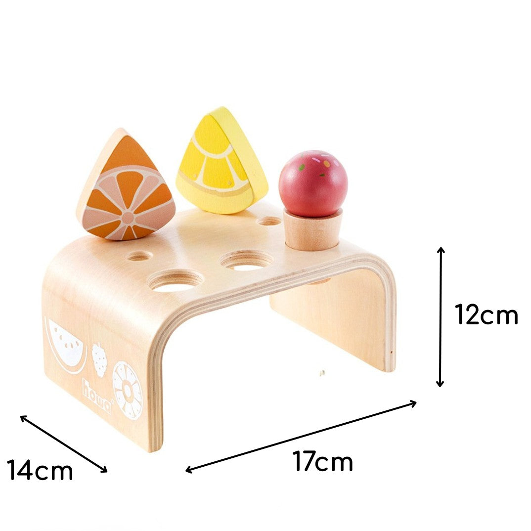 howa Eisdiele Eisstand aus Holz 12 tlg. 4889