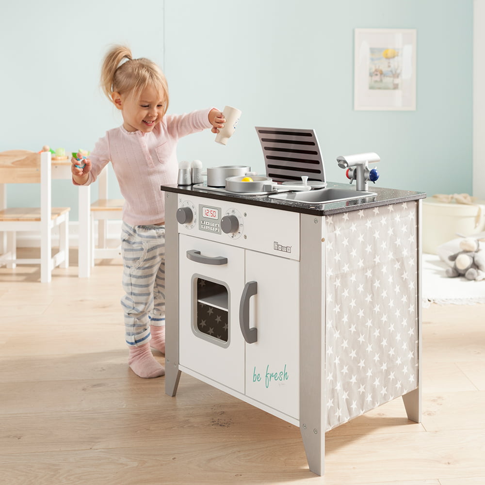 howa Kinderküche Spielküche aus Holz "Be fresh" mit LED-Kochfeld 4822