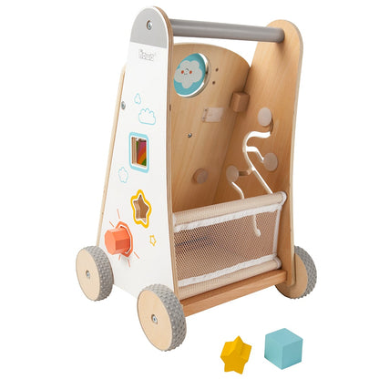 howa Lauflernwagen aus Holz Lauflernhilfe Babywalker "My rainbow"6016