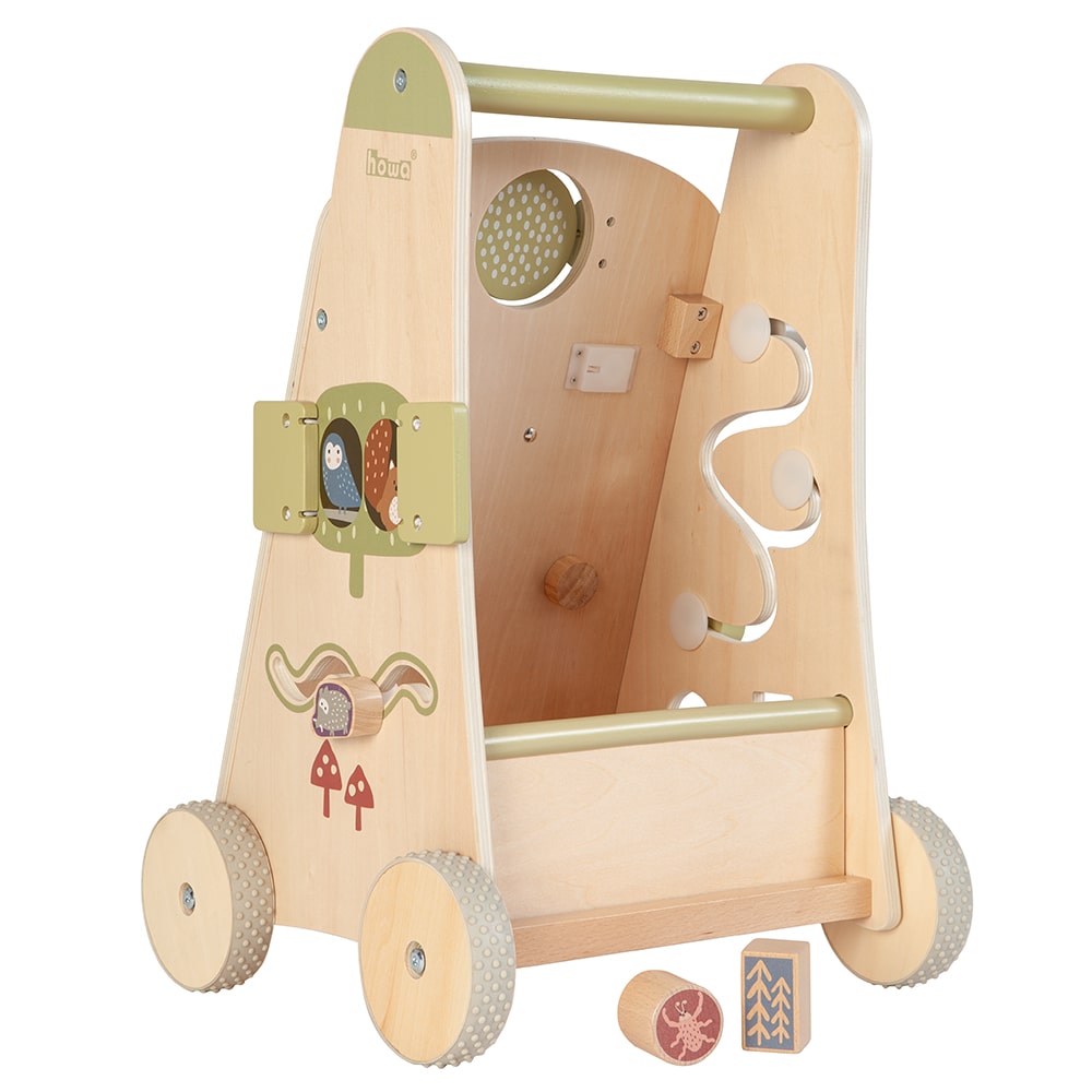 howa Lauflernwagen aus Holz Lauflernhilfe Babywalker "Little woods" 6026