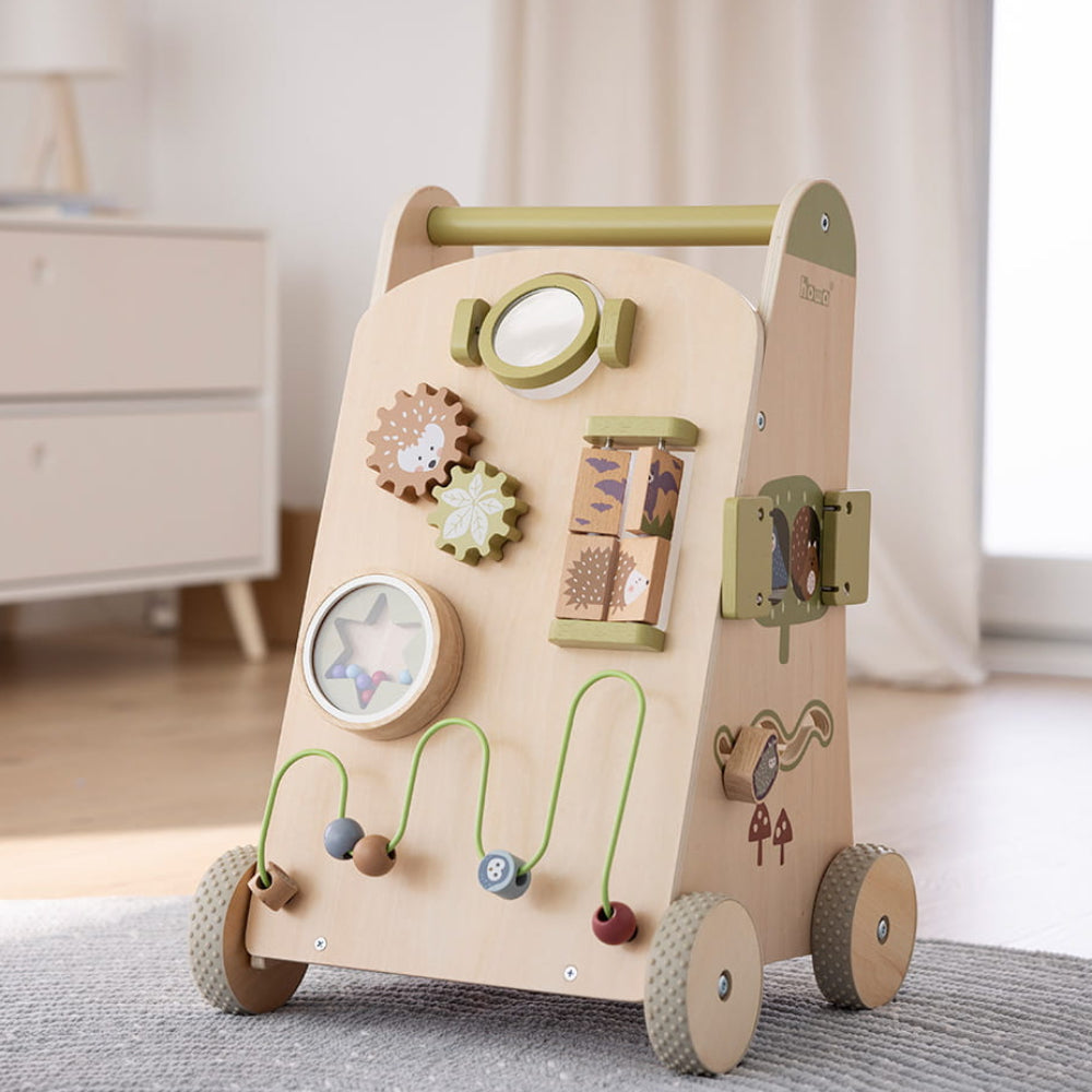 howa Lauflernwagen aus Holz Lauflernhilfe Babywalker "Little woods" 6026