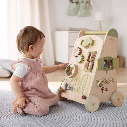 howa Lauflernwagen aus Holz Lauflernhilfe Babywalker "Little woods" 6026