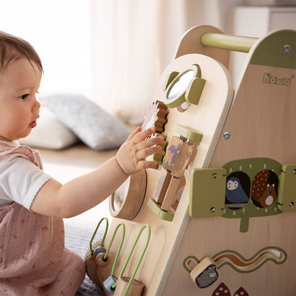 howa Lauflernwagen aus Holz Lauflernhilfe Babywalker "Little woods" 6026