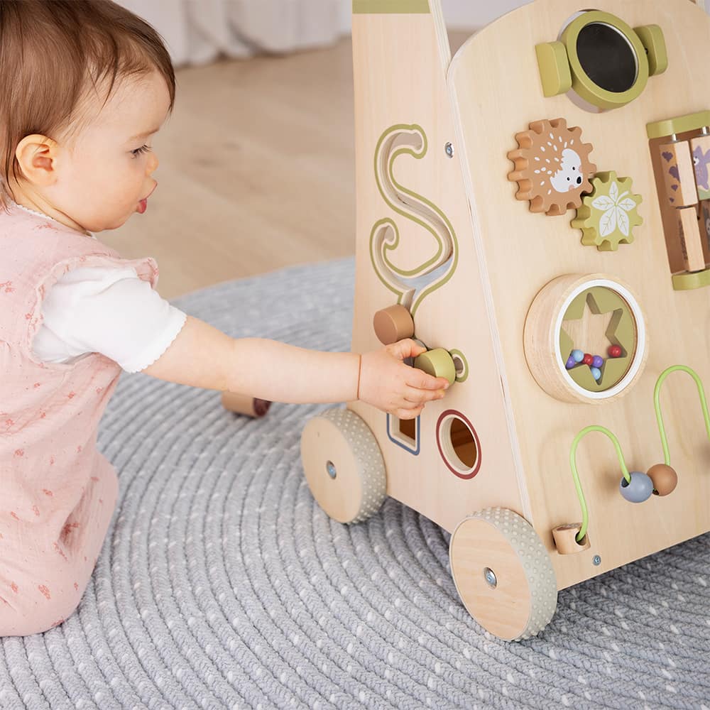 howa Lauflernwagen aus Holz Lauflernhilfe Babywalker "Little woods" 6026