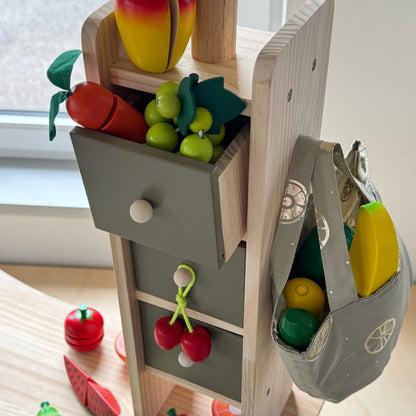howa Schneideset aus Holz Obst und Gemüse 4867