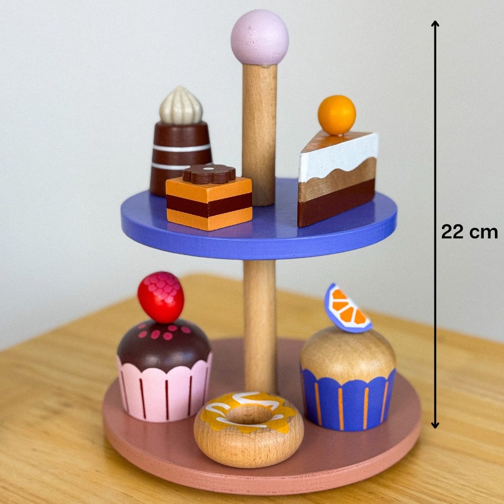 howa Kaffeeservice und Teeset aus Holz für Kinder 4898