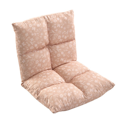 howa 2 in 1 Kindersessel + Kinderliege - Lehne 6 fach verstellbar "flowers" apricot 86012