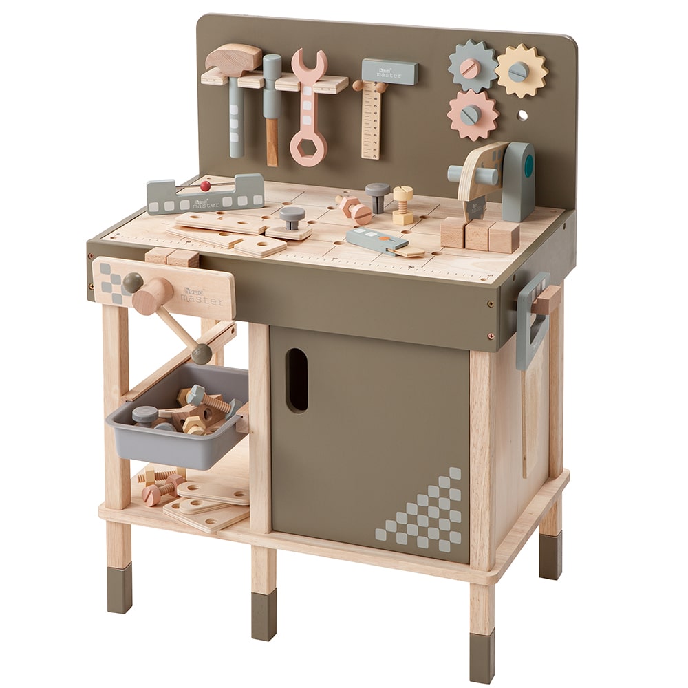 howa Kinderwerkbank aus Holz "howa Master“ inkl. 47 tlg. Zubehör 4905