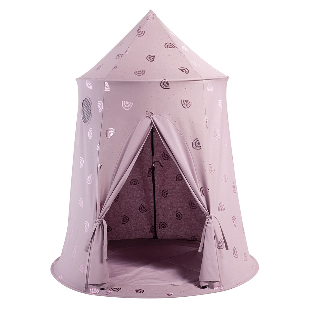 howa Kinderzelt Spielzelt "Rainbow" inkl. Bodenmatte malve, Glanzeffekt, Höhe 140cm 85031