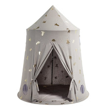 howa Kinderzelt Spielzelt "Space" inkl. Bodenmatte grau, Glanzeffekt, Höhe 140cm 85111